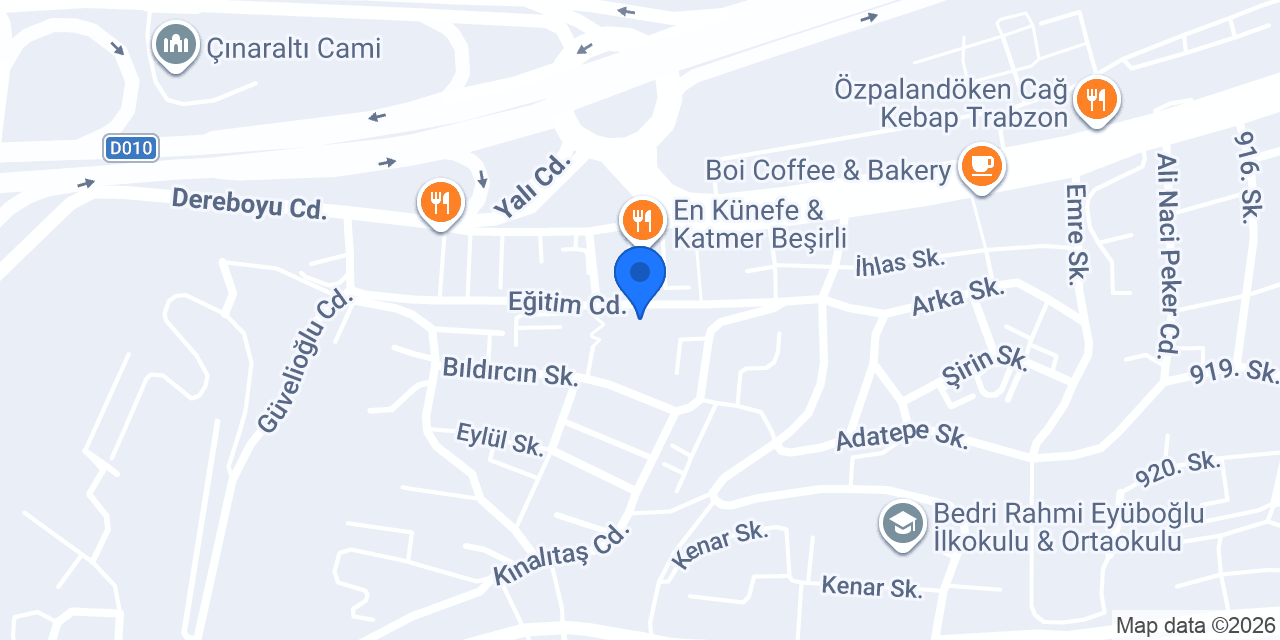CENGİZ TESİSAT konumu