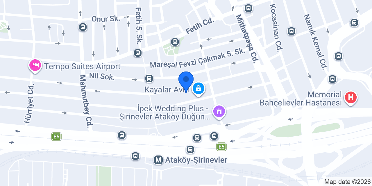 Aras Hukuk Bürosu konumu