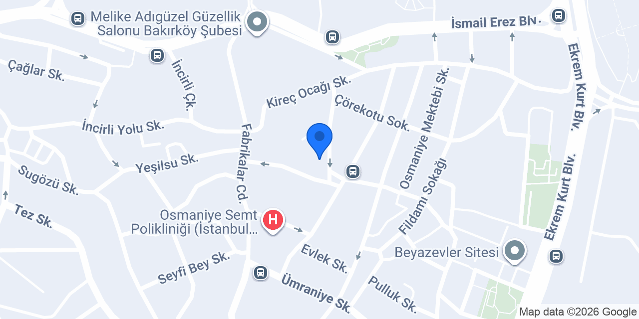 Inter Erkek Kuaförü konumu
