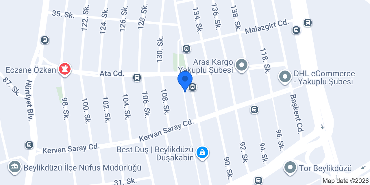 Bermuda yatak imalatı konumu