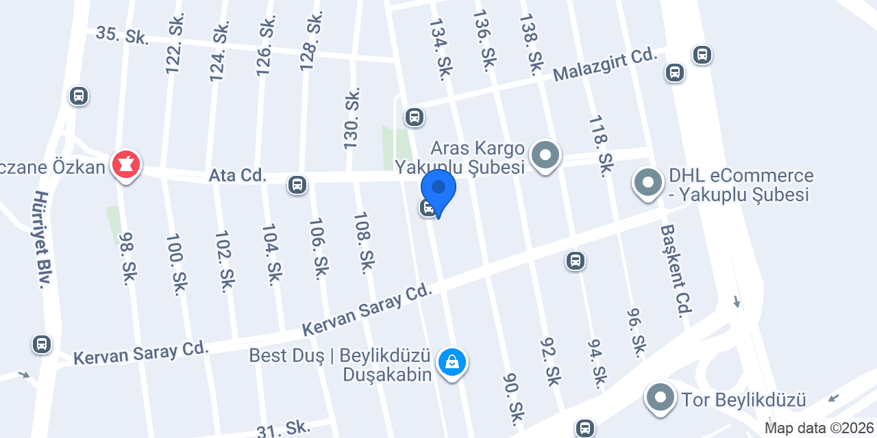 Roda Yapi Market konumu