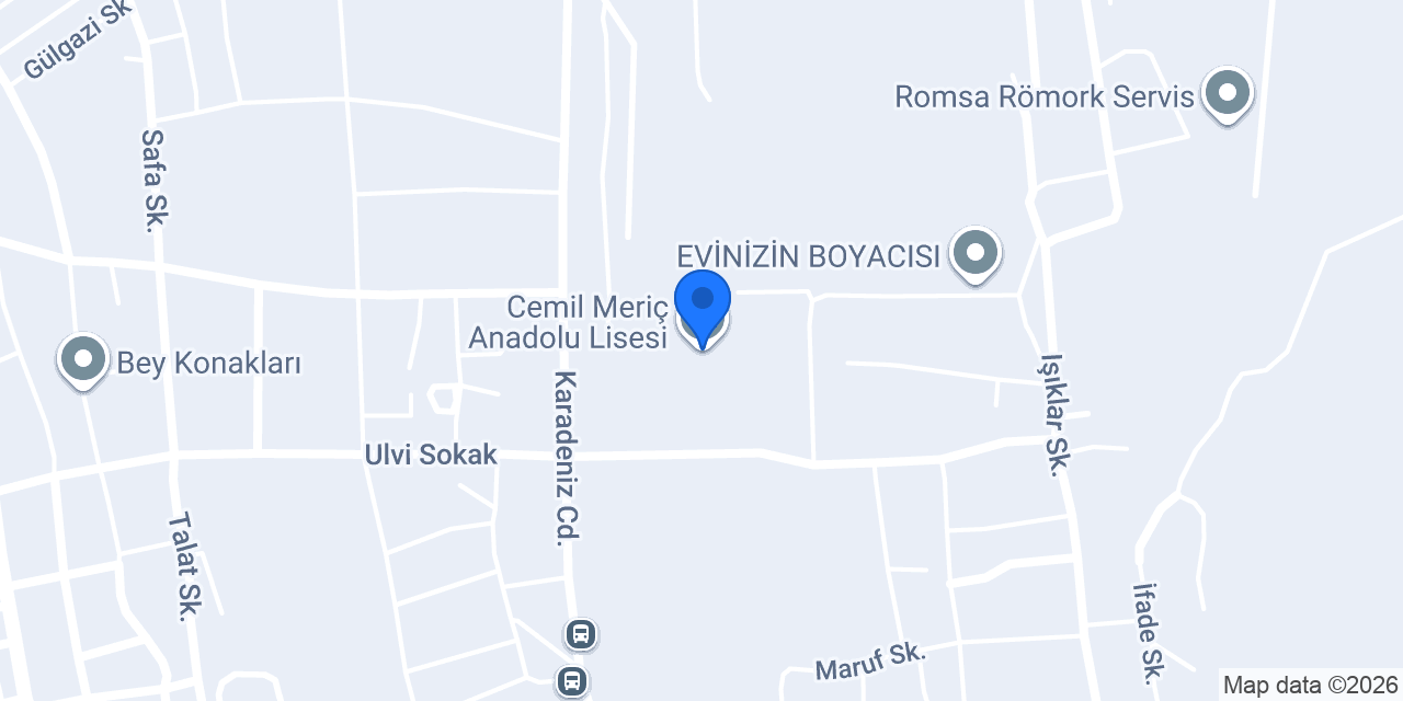Cemil Meriç Anadolu Lisesi konumu