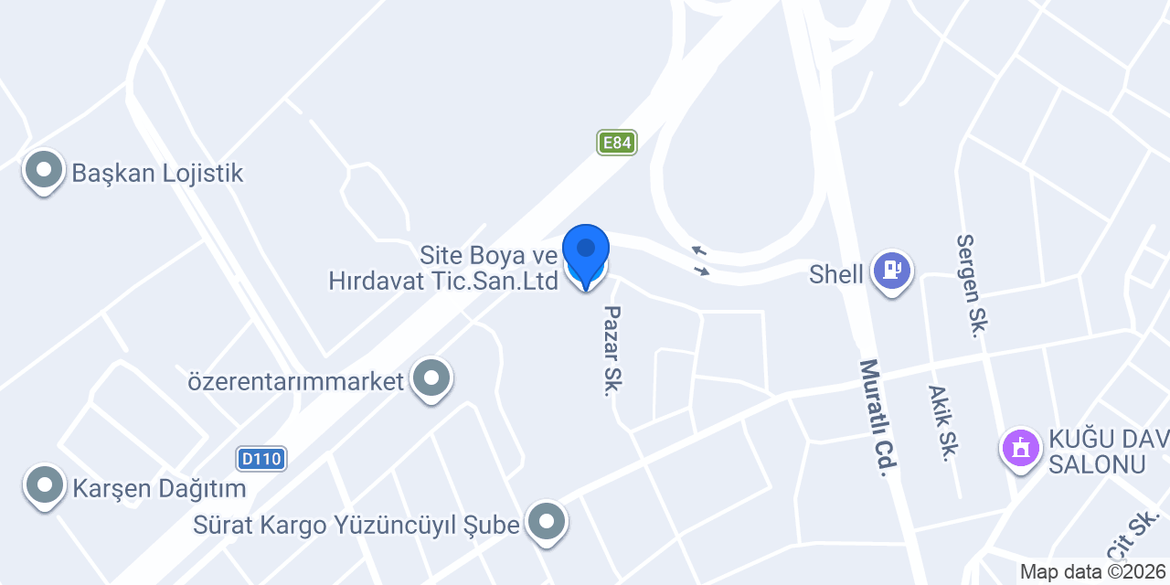 Site Boya ve Hırdavat Tic.San.Ltd konumu