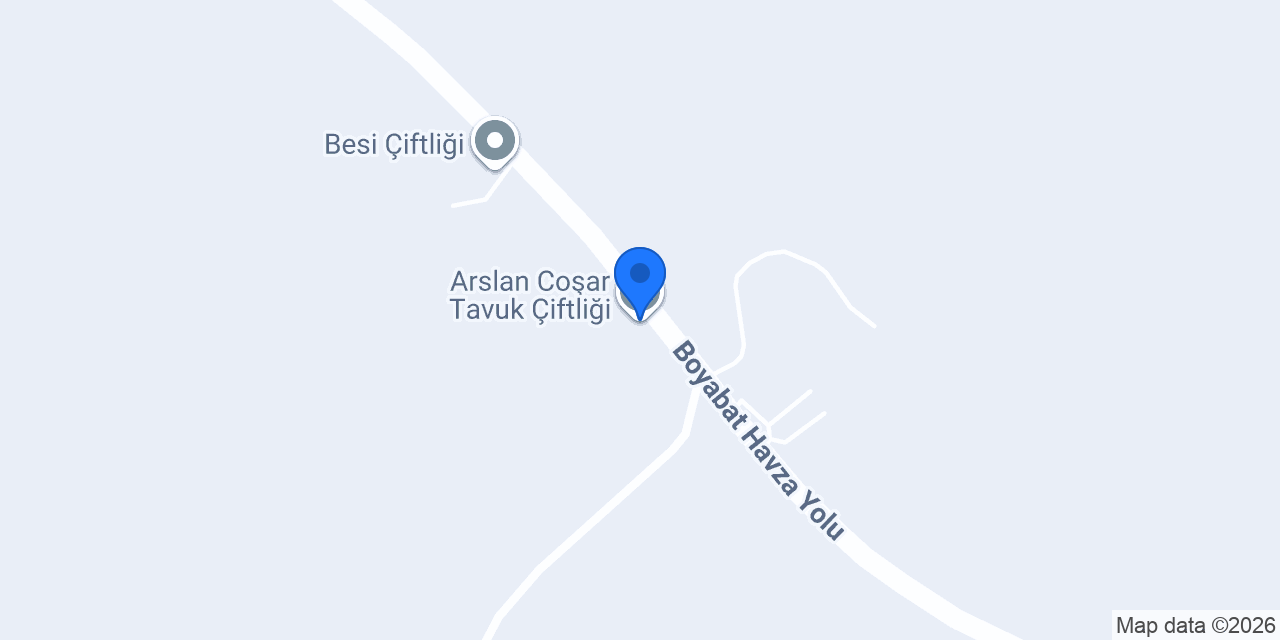 Arslan Coşar Tavuk Çiftliği konumu