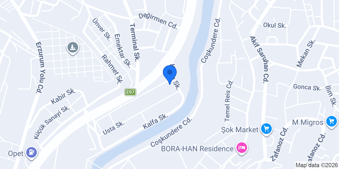 Karadeniz Lastik Kaplama konumu