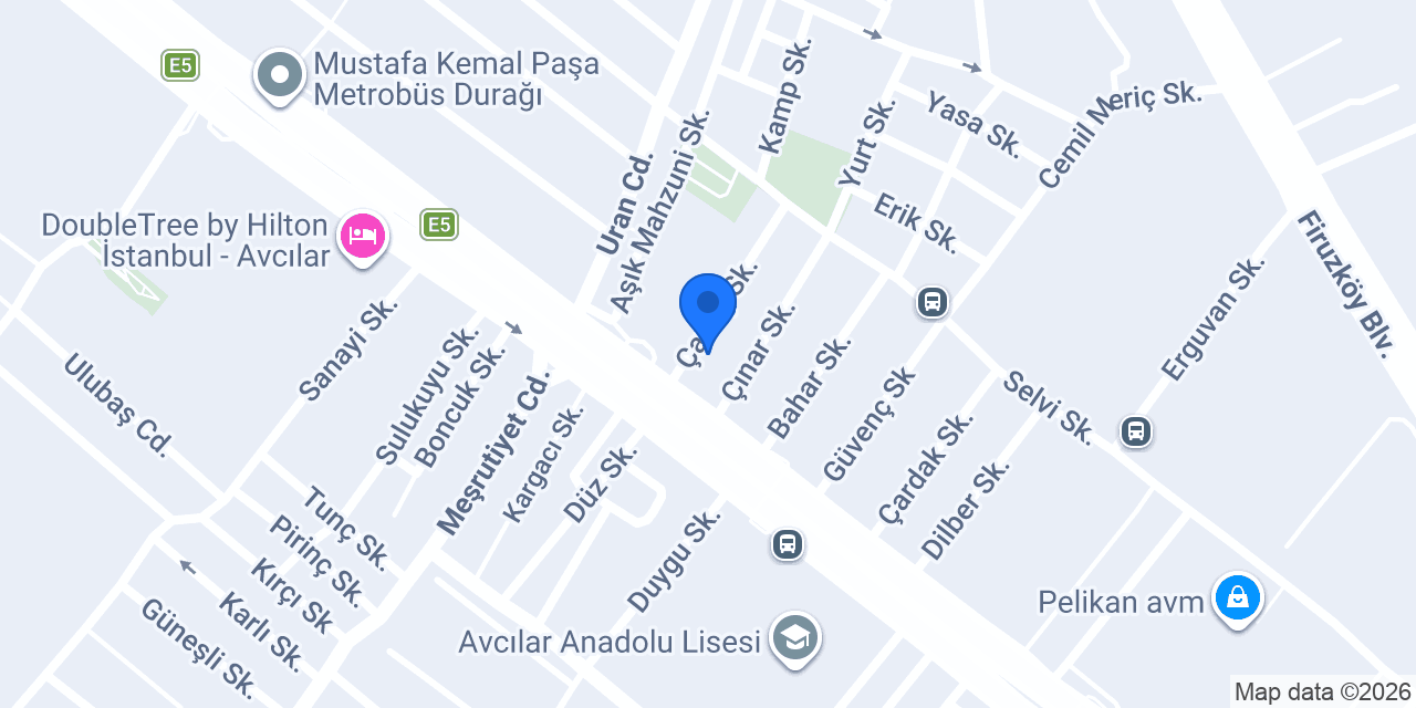 Özpınar Mobilya konumu