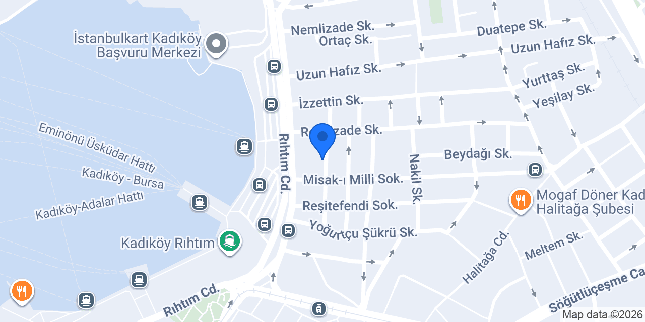 İSTANBUL TIP KİTABEVLERİ KADIKÖY konumu