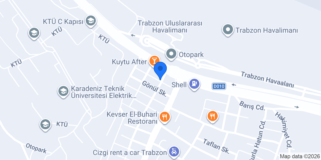 Bora Rent A Car konumu