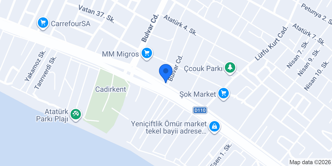 Toprak Havuz Sistemleri konumu