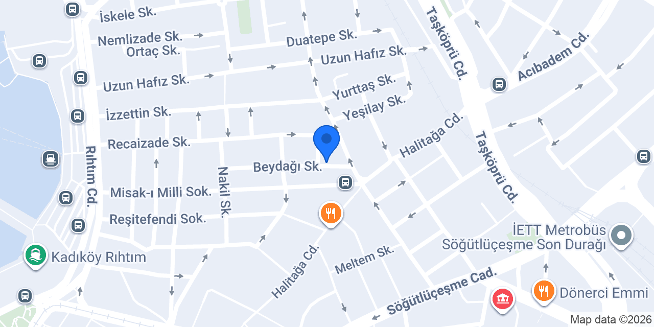 Yeldeğirmeni VET. konumu