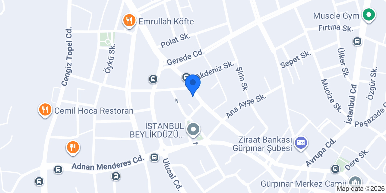 Yapı Kredi - Gürpınar Şubesi konumu