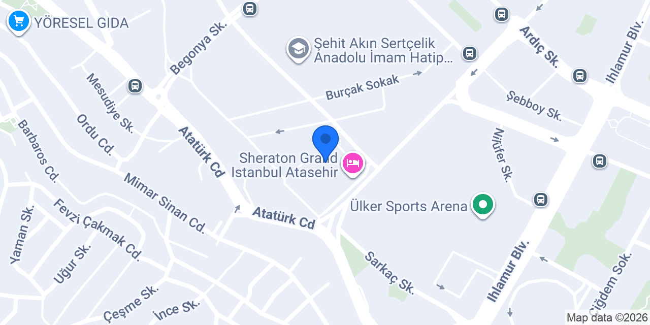 Andersen Türkiye konumu