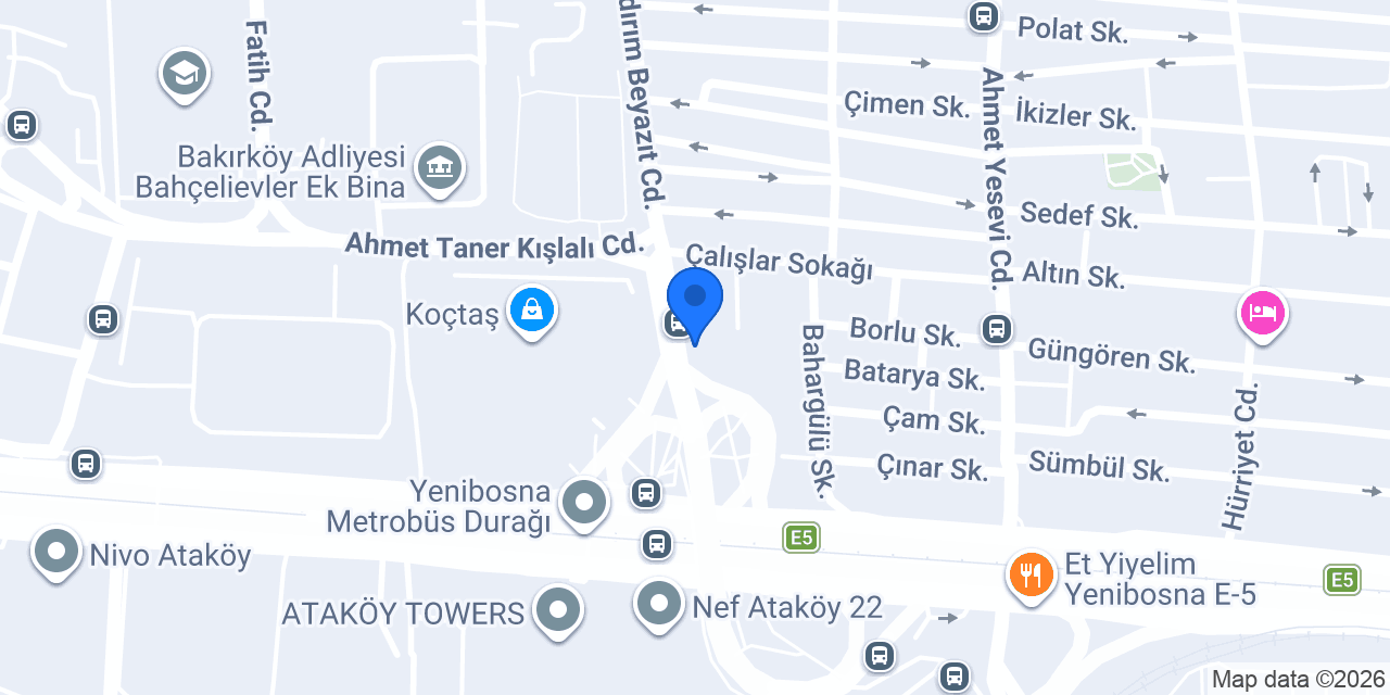 FORKLİFT BİRANDASI konumu