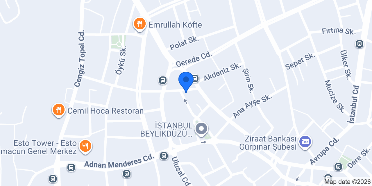 Baklavacı Şerafettin konumu