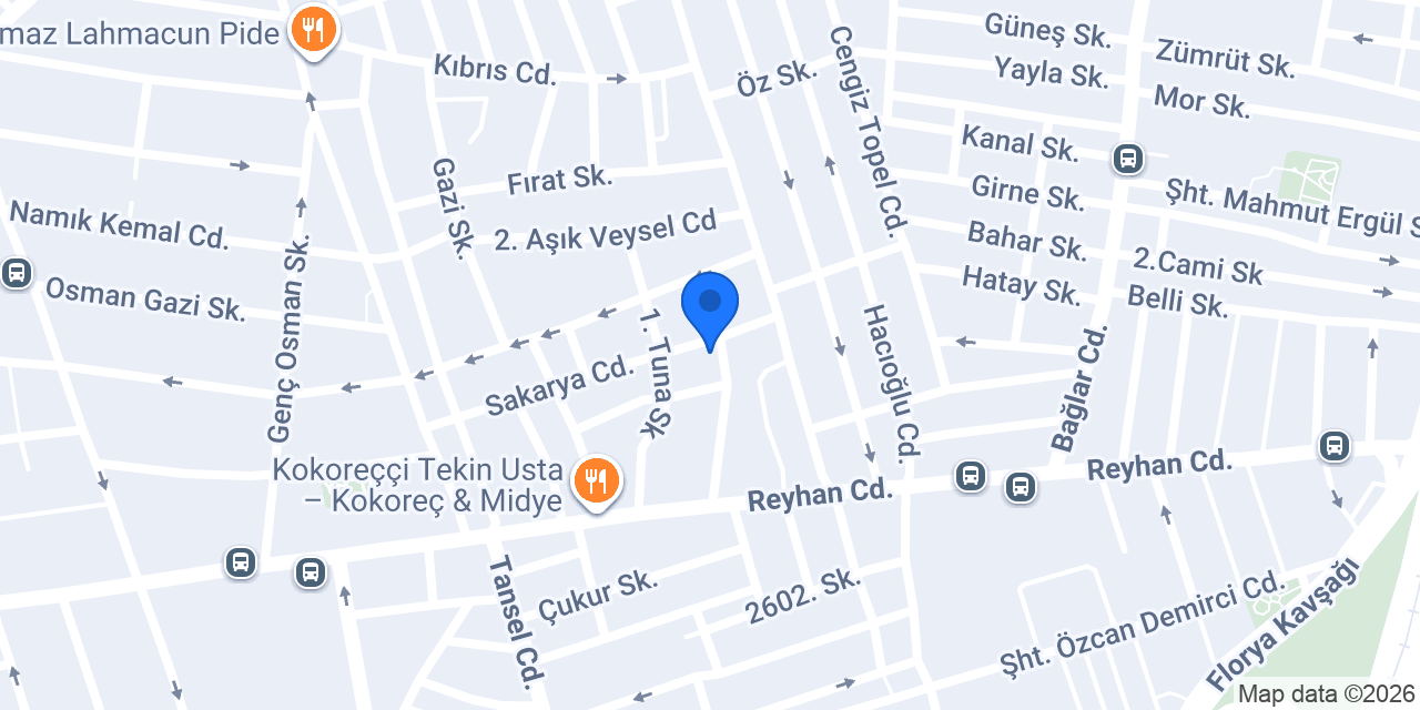 BAKIRCIOĞLU PİDE ve BÖREK SALONU konumu
