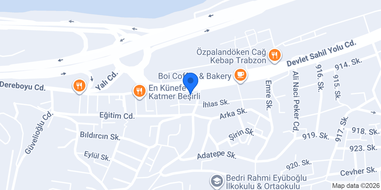 Nilen İç Mimarlık konumu