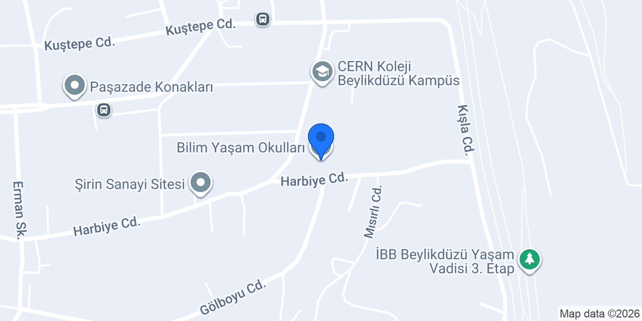 Bilim Yaşam Okulları konumu