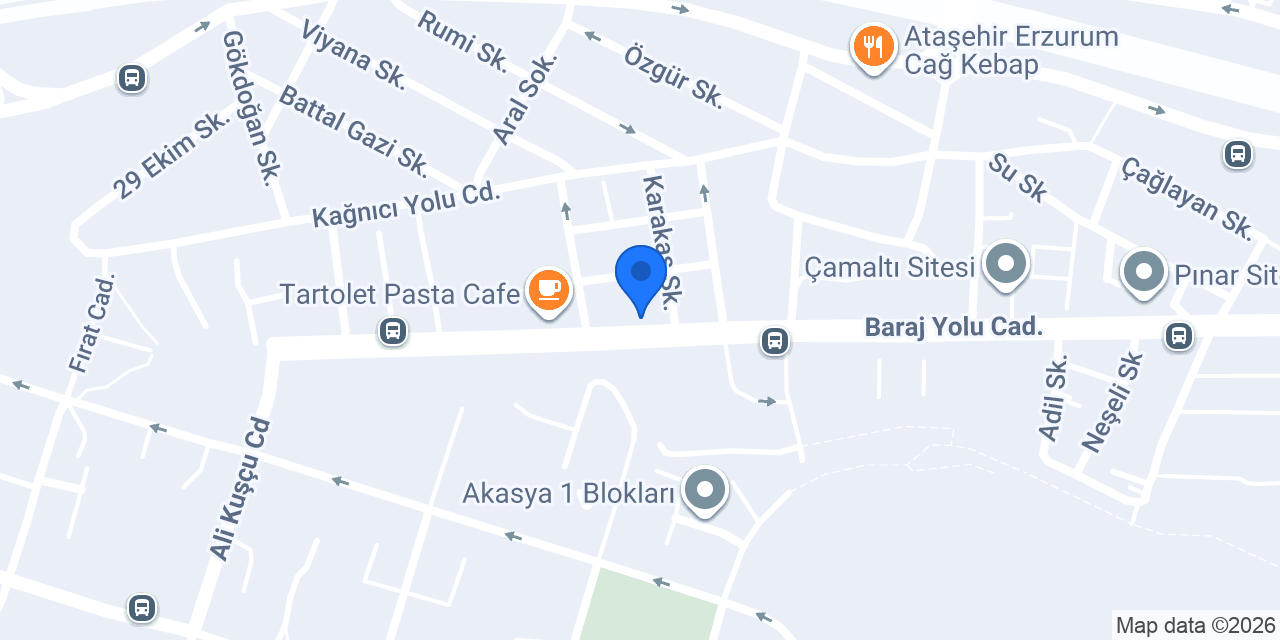 ATAŞEHİR TEKEL BAYİ SEVDA TEKEL konumu