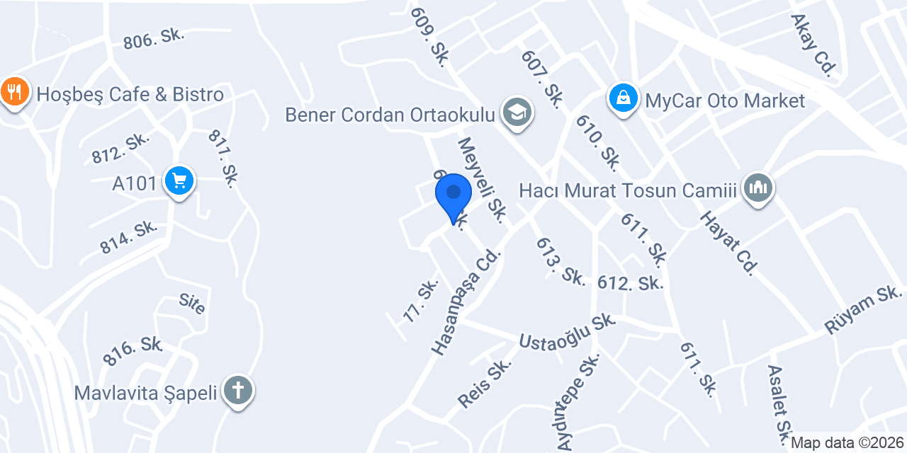 YÜCELER GIDA TOPTAN konumu