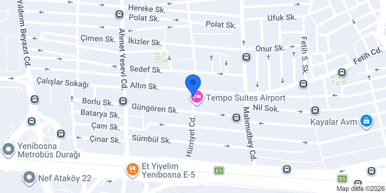 Tempo Fair Suites - ISTANBUL konumu