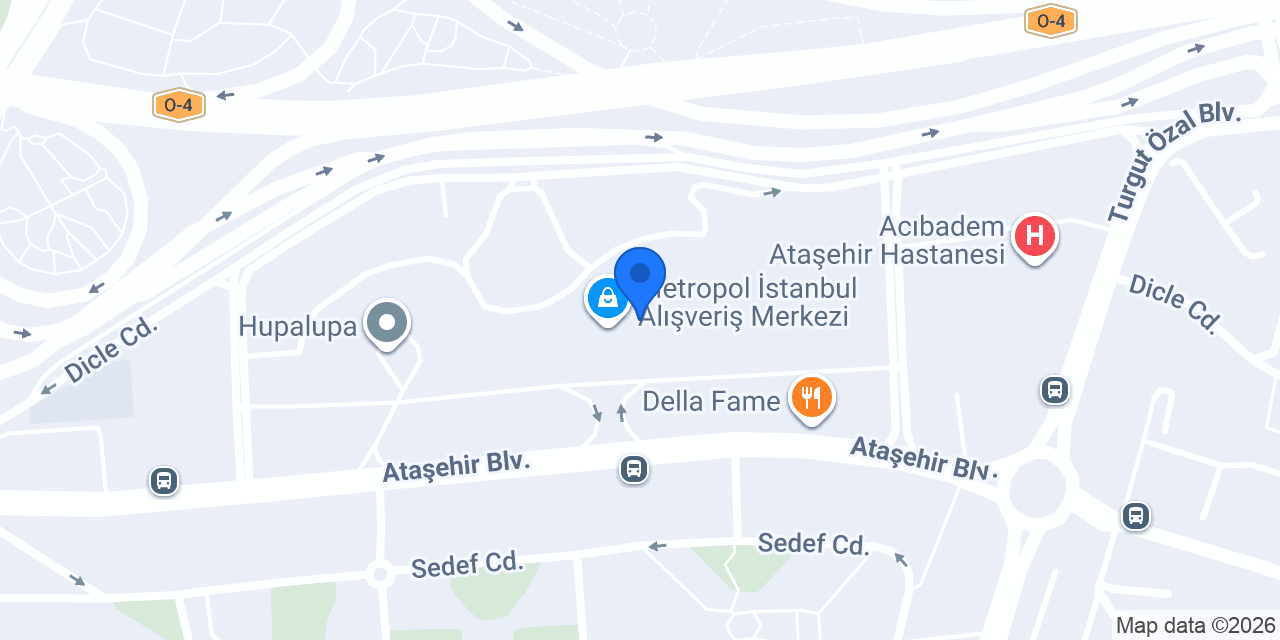 Metropol Günlük Kiralık Daire konumu