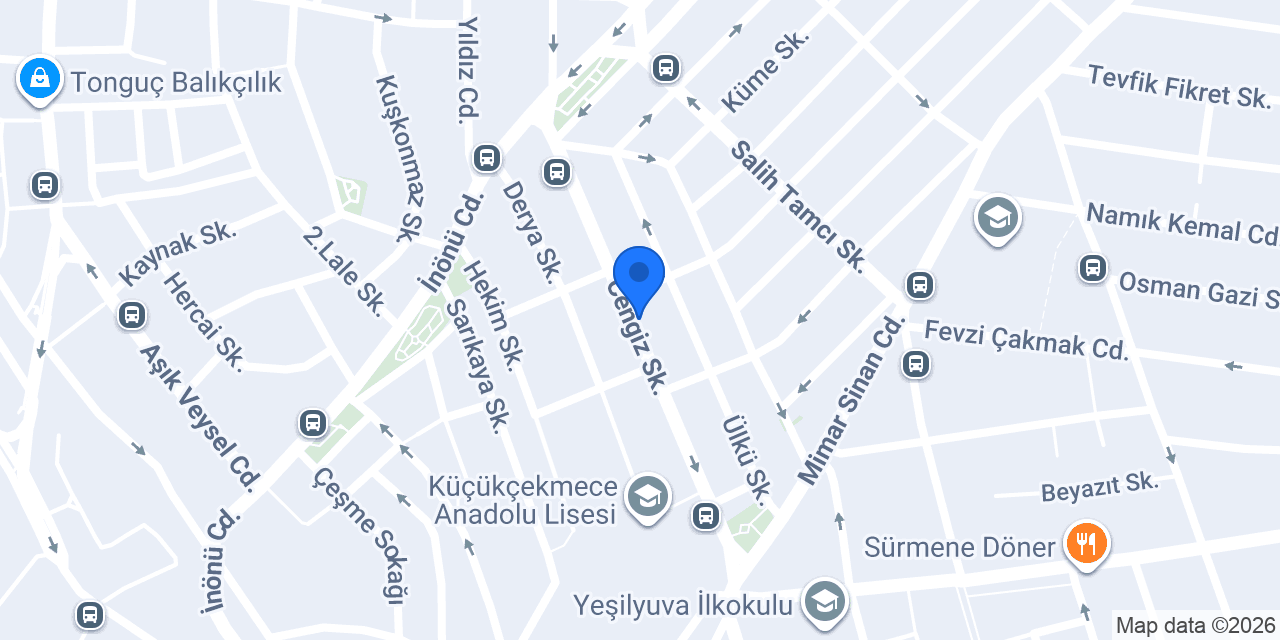 Can Çiçekçilik konumu