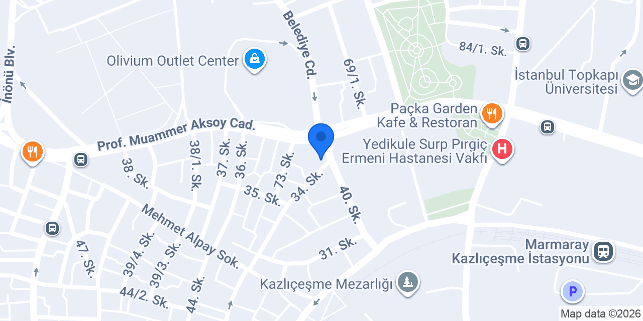 Blufin Yapı konumu