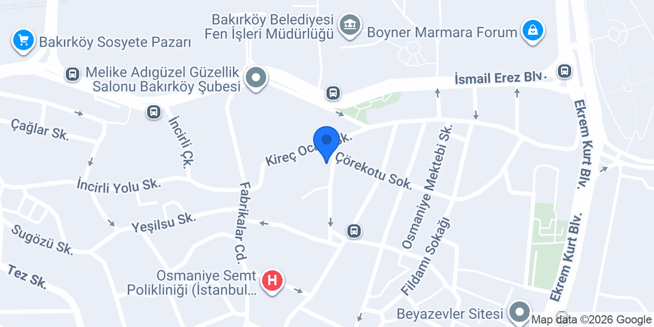 Bakırköy çatı konumu