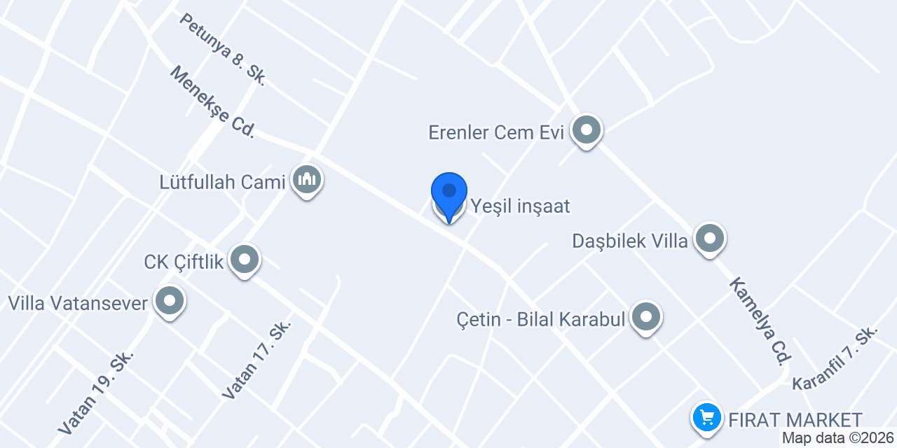 Yeşil inşaat konumu