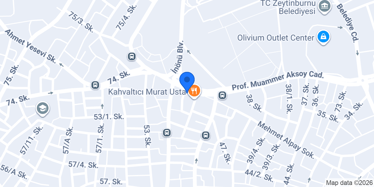 TEB Zeytinburnu Şubesi konumu