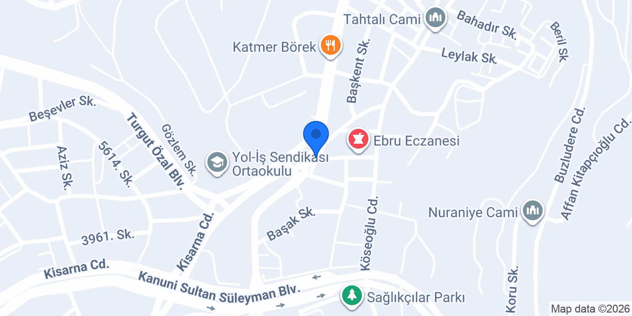 Erdoğdu Çatak taksi konumu