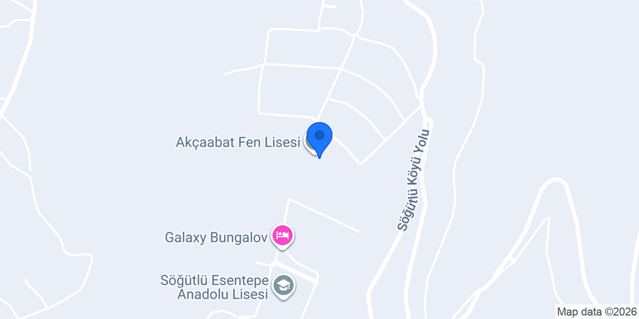 Akçaabat Fen Lisesi konumu