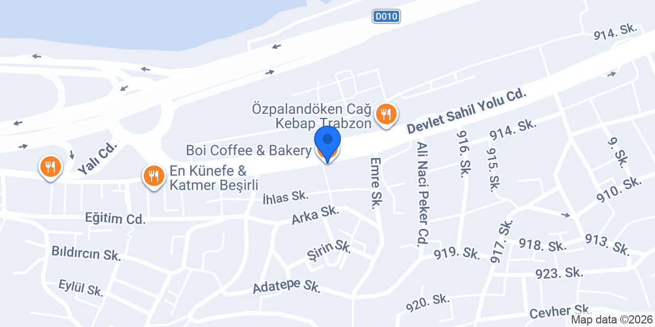 Boi Coffee & Bakery konumu