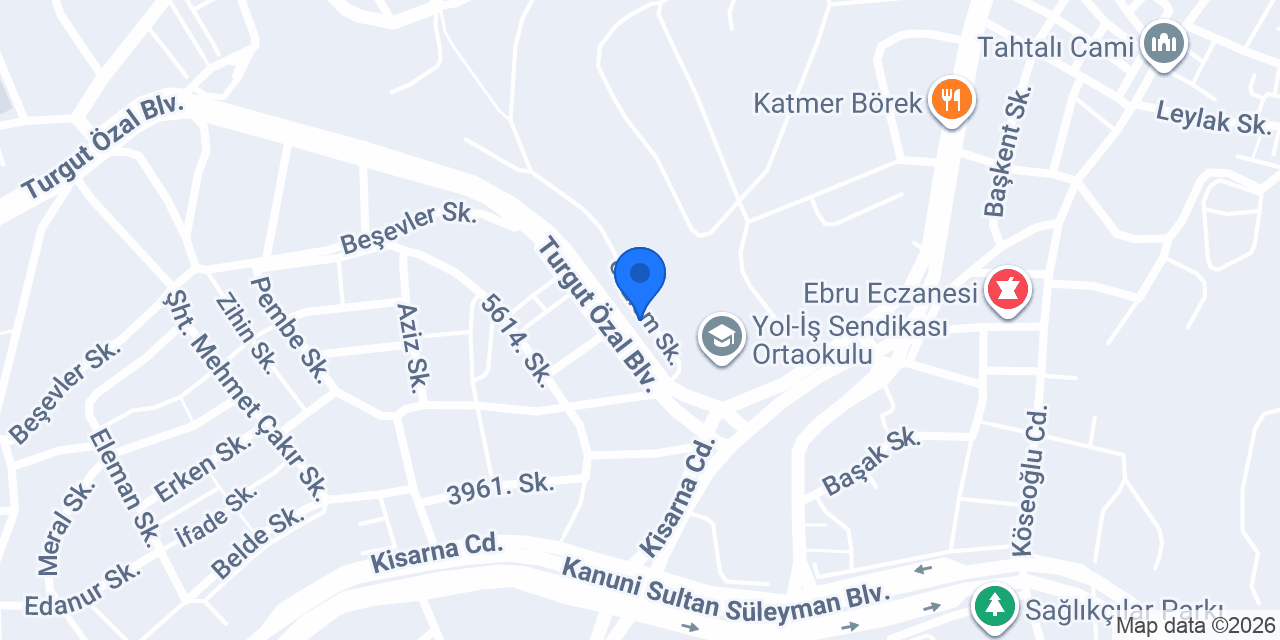 Katipogulları Apart konumu