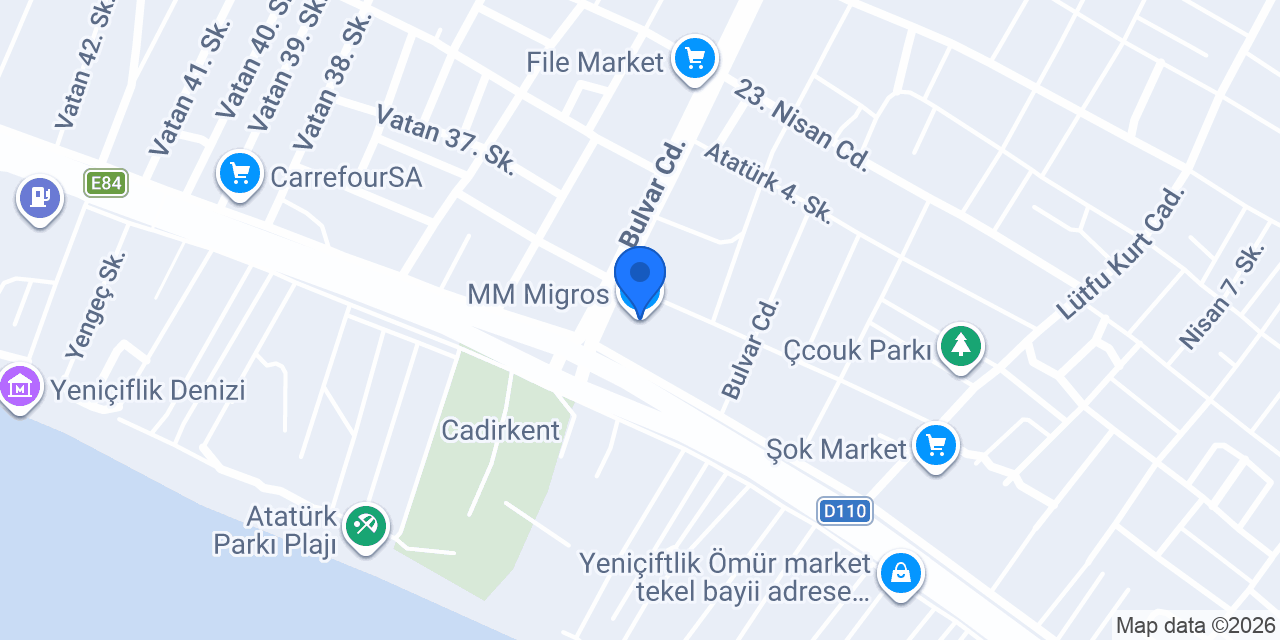 MM Migros konumu