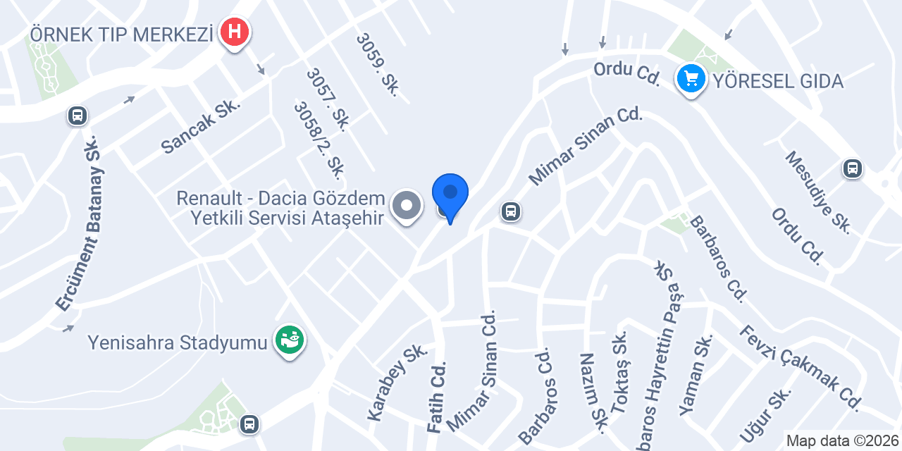 Aydın Oto konumu