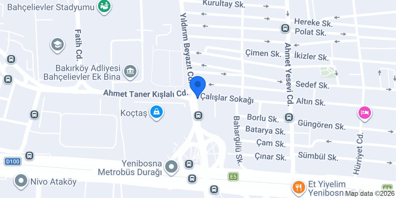 Bakırköy 14. Noterliği konumu