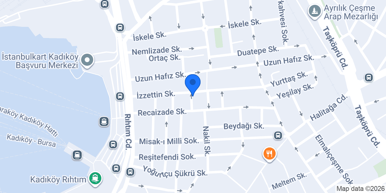 Kadıköy Apart Wish konumu