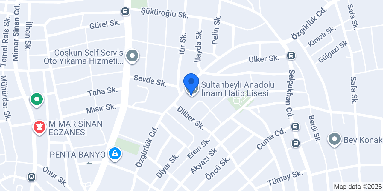Sultanbeyli Anadolu İmam Hatip Lisesi konumu