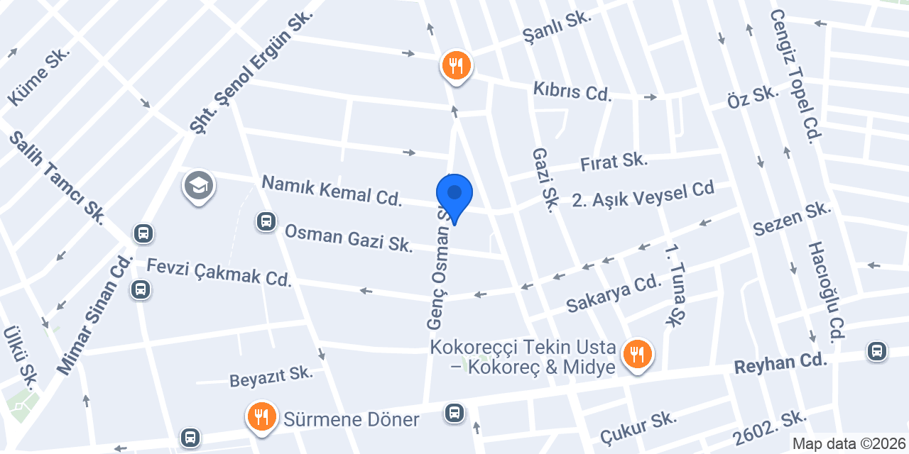EVKOR INSAAT konumu