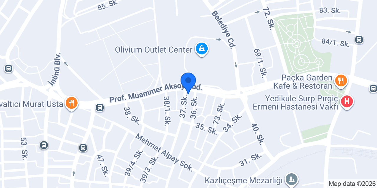 Güvenoğlu Baklava konumu