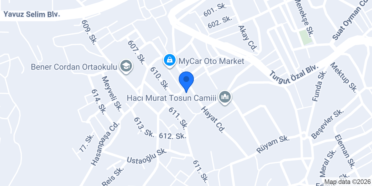 BHDR MAX GARAGE konumu