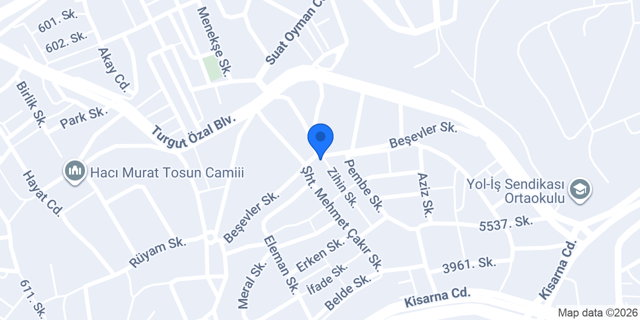 Cadde Hali Yikama konumu
