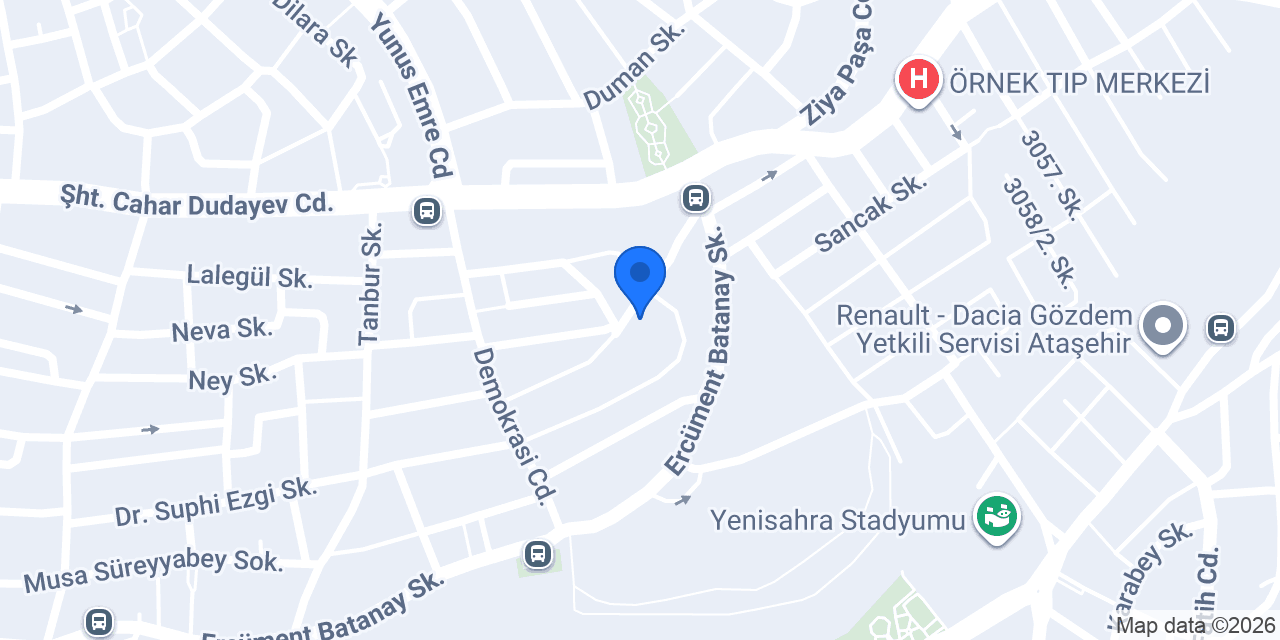 SUARE RESİDENCE konumu