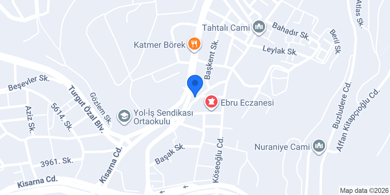Merkez Eczanesi konumu