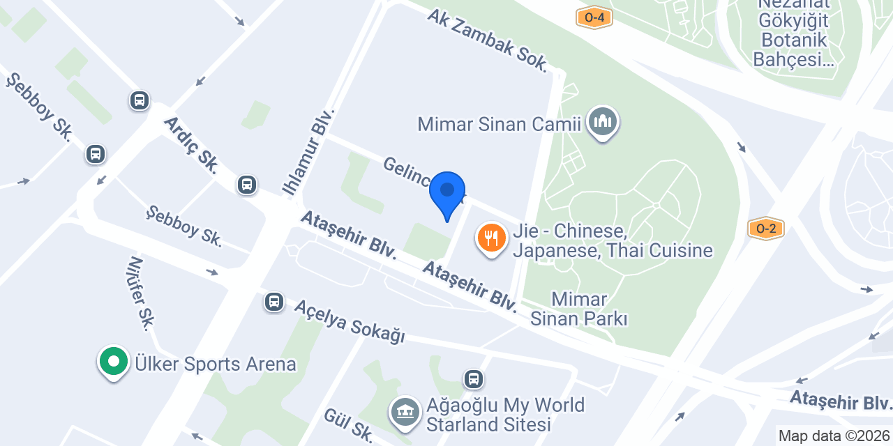 Ataşehir Ozon Tedavisi konumu