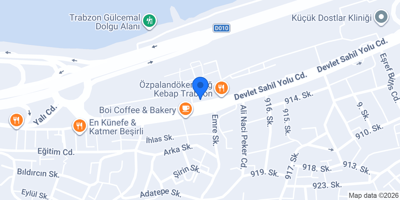 Türktaş İnşaat konumu
