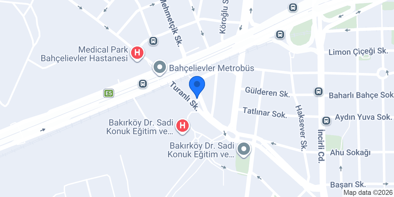 Bakırköy Masaj Plus Masöz konumu