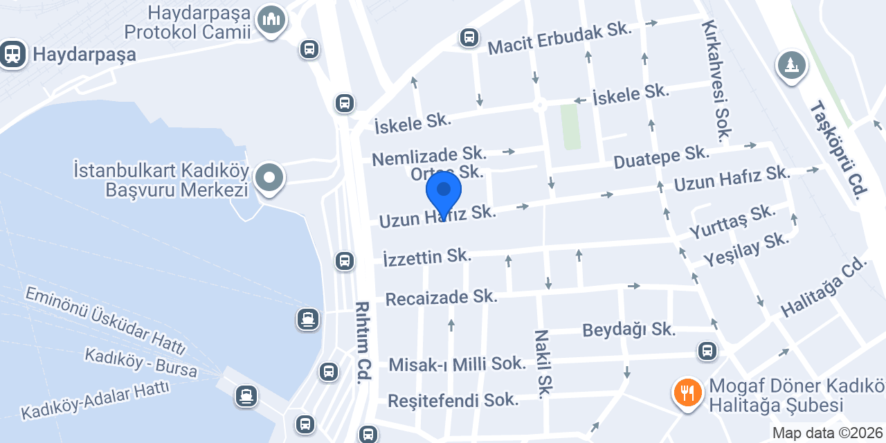 Otel Kadıköy konumu