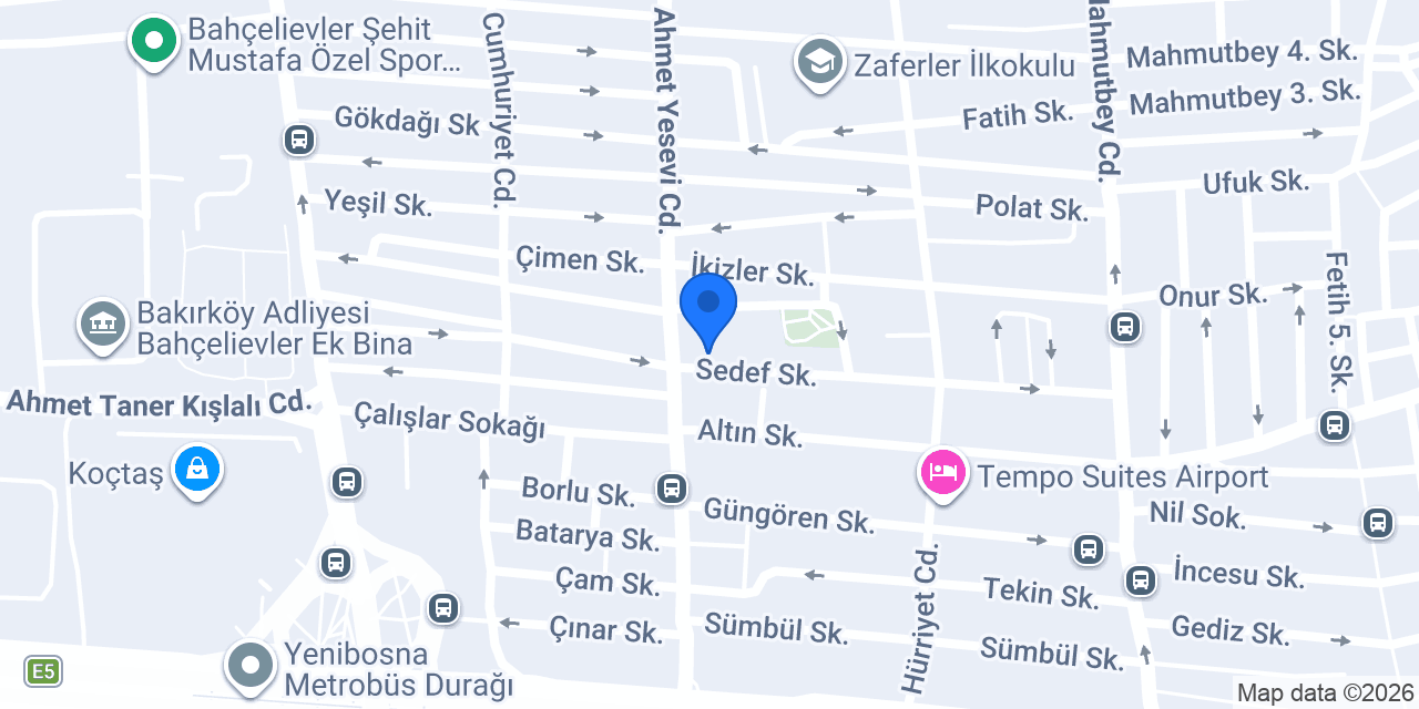 Altunlar Tesisat konumu